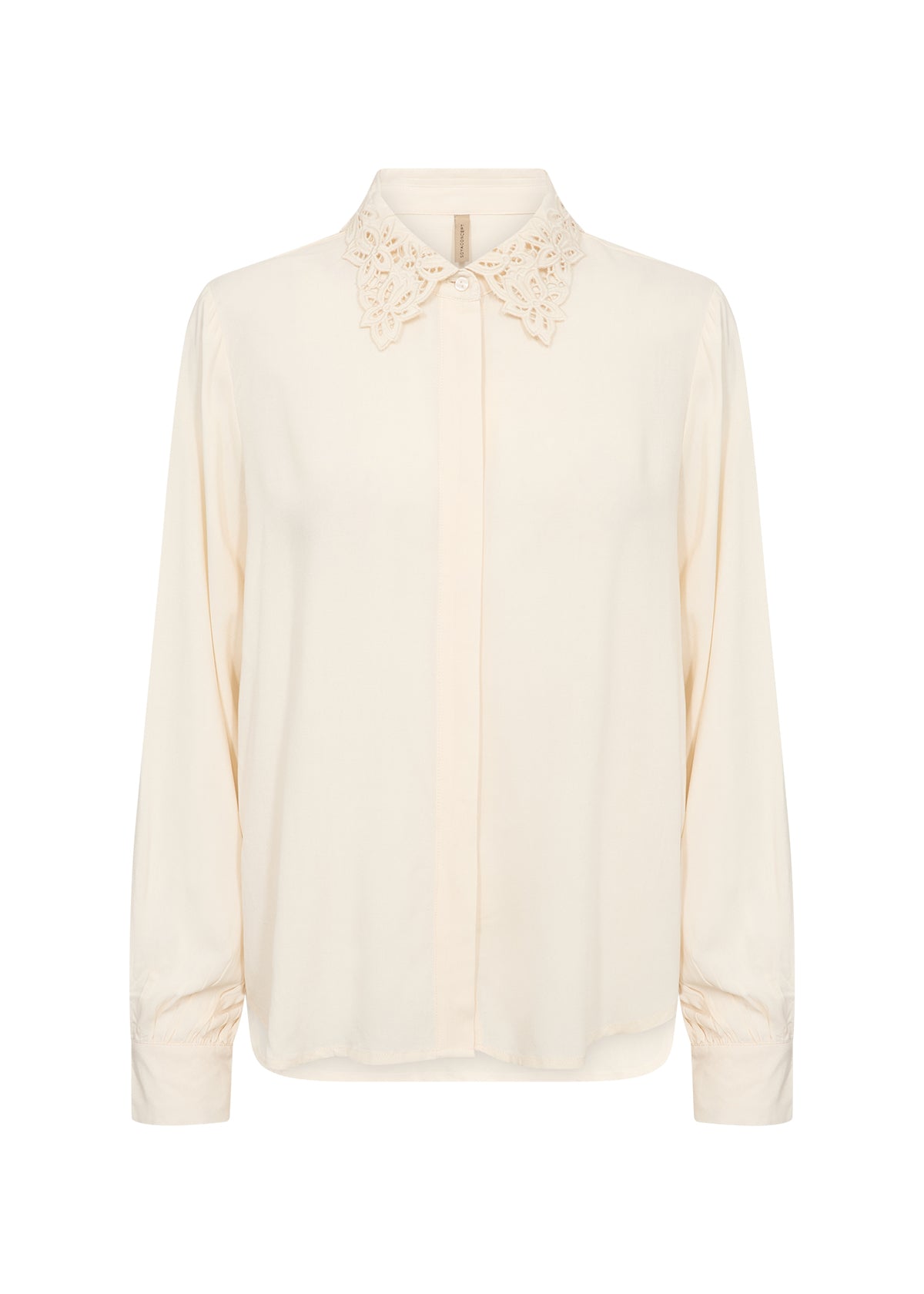 Radia Lace Collar Long Sleeve Blouse