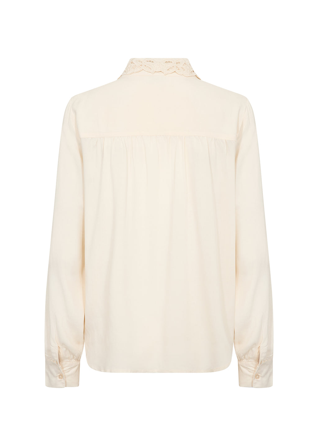 Radia Lace Collar Long Sleeve Blouse