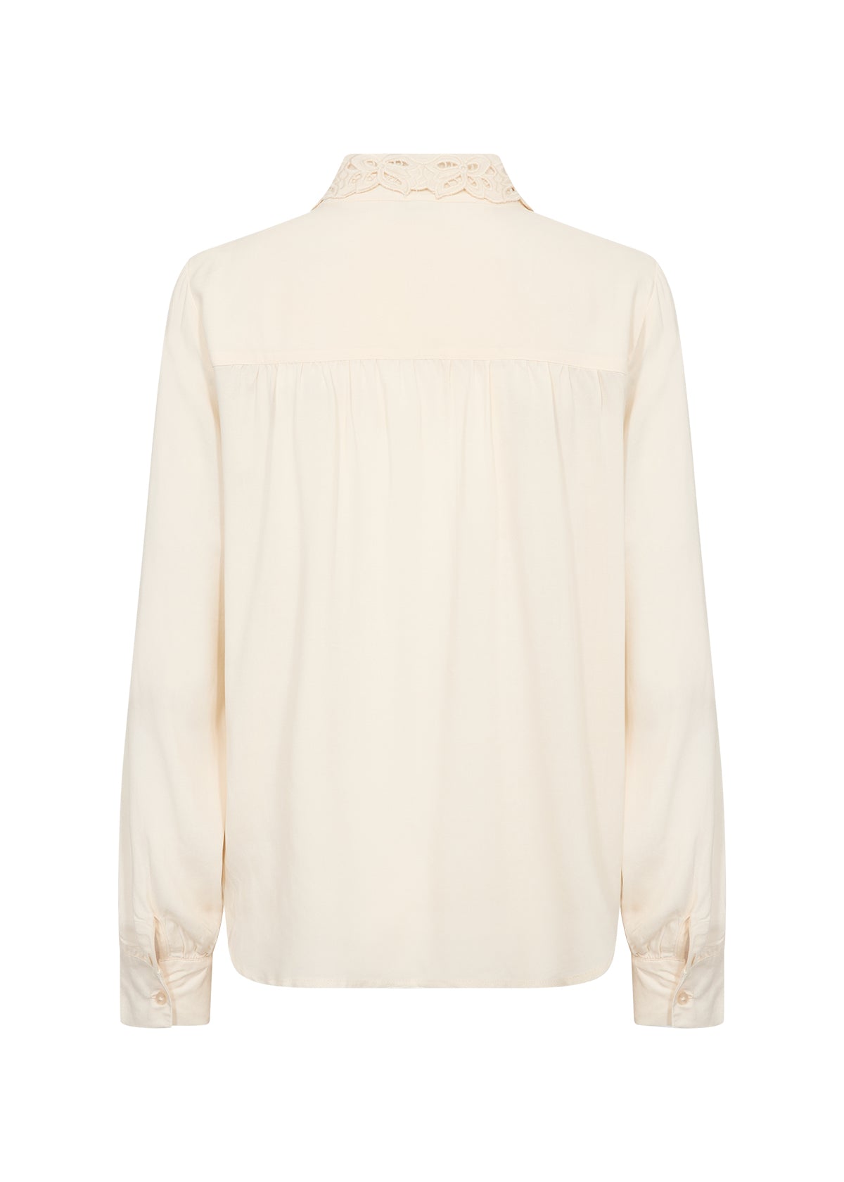 Radia Lace Collar Long Sleeve Blouse