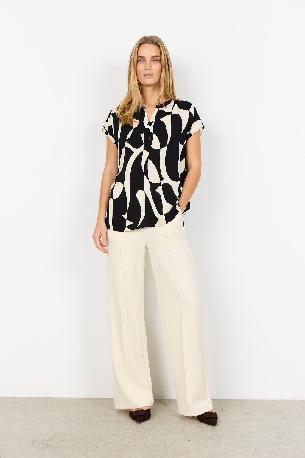 Chanise Geometric Blouse