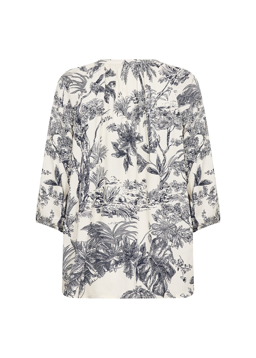 Carli Nature Print 3/4 Sleeve Blouse