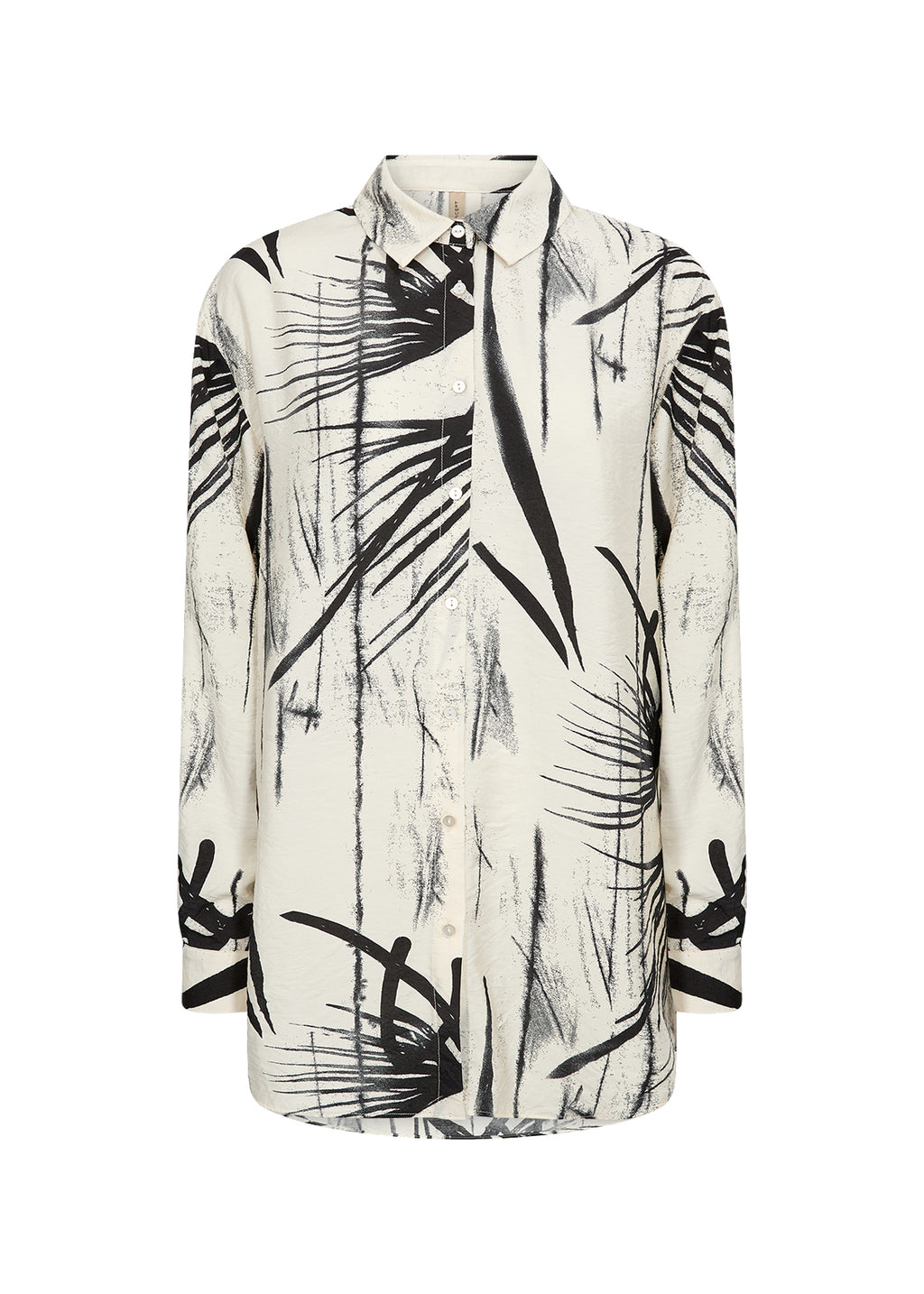 Gopi Button-Down Abstract Print Blouse