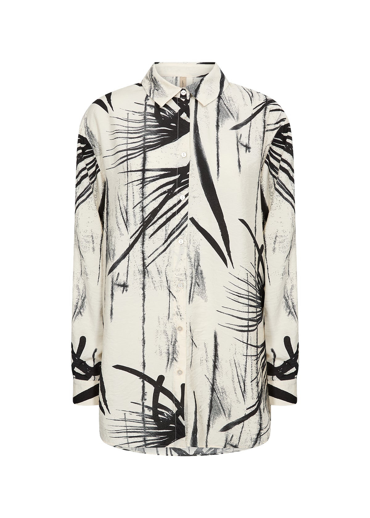 Gopi Button-Down Abstract Print Blouse