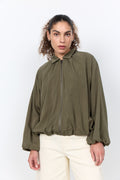 Gadir Bubble Hem Zip Up Jacket