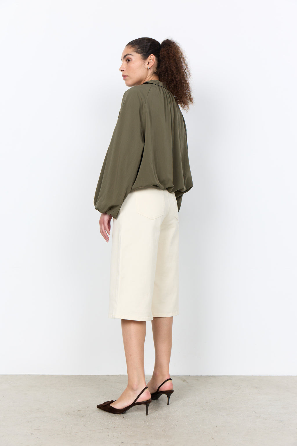 Gadir Bubble Hem Zip Up Jacket