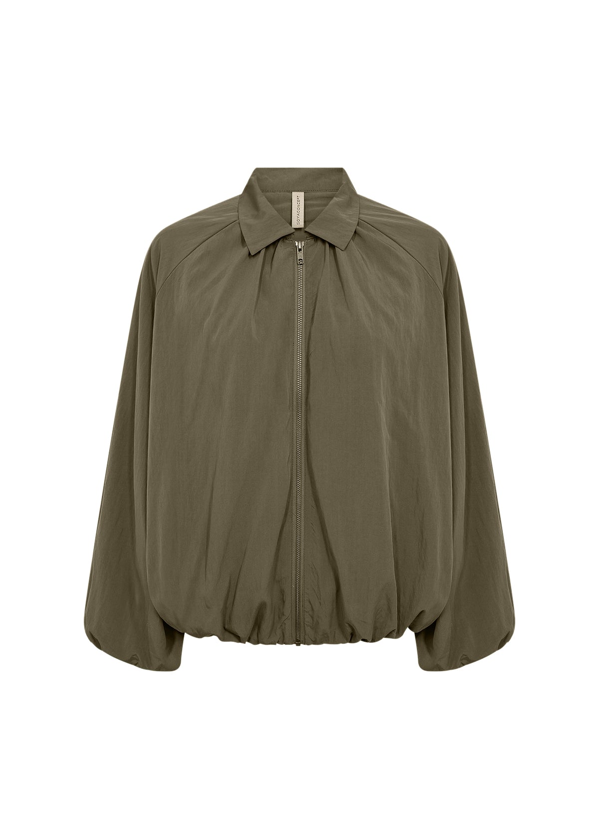 Gadir Bubble Hem Zip Up Jacket