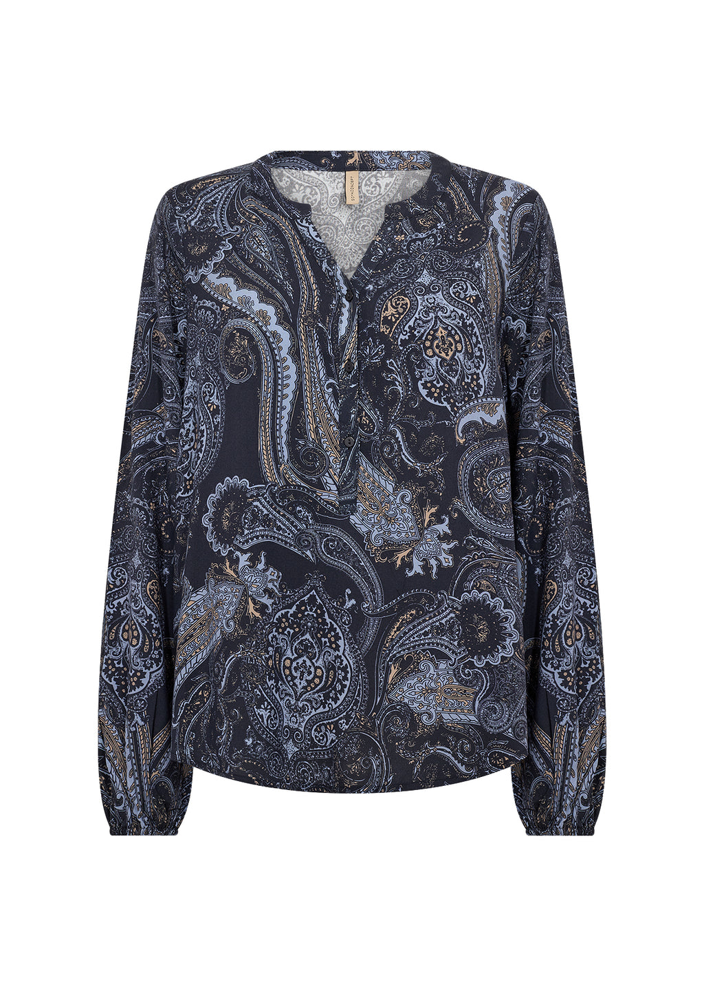 Halna V-Neck Paisley Print Blouse