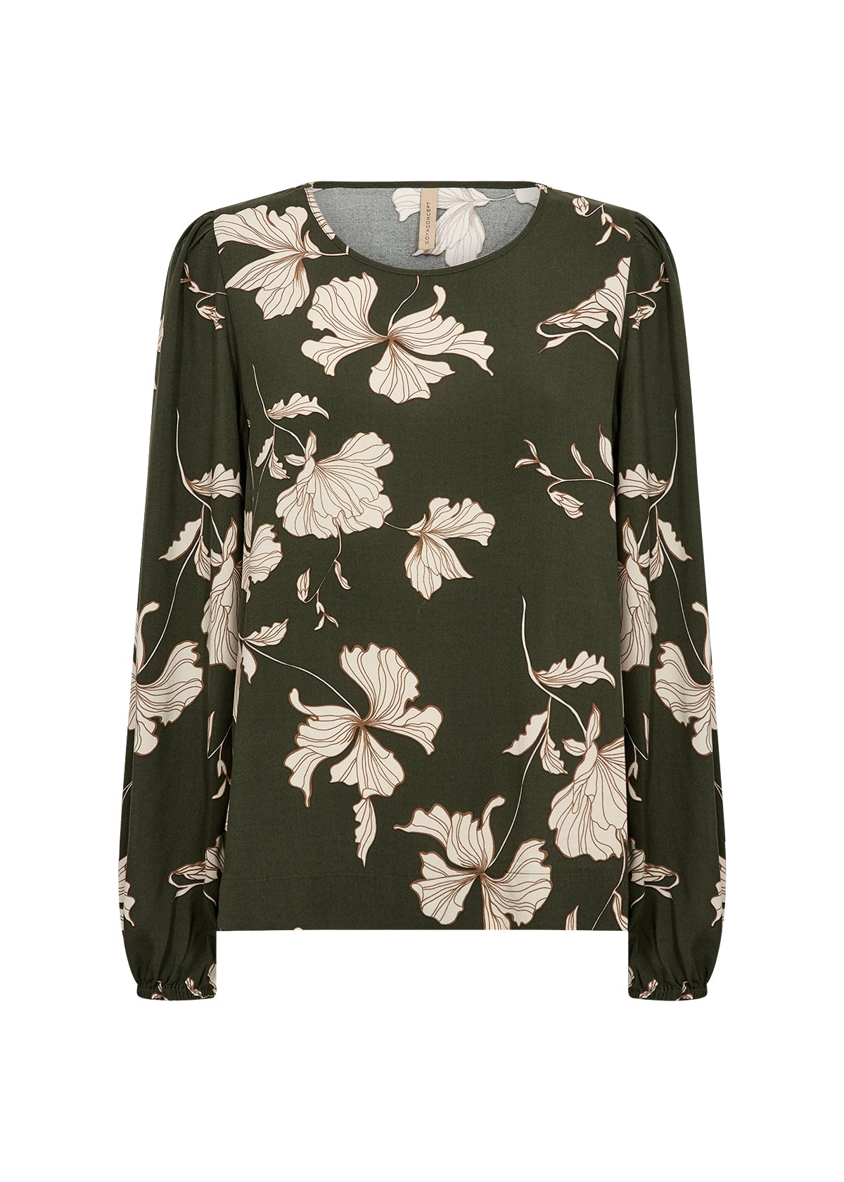 Hamida Round Neck Floral Blouse