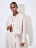 Soft Tailored Cropped Jacket