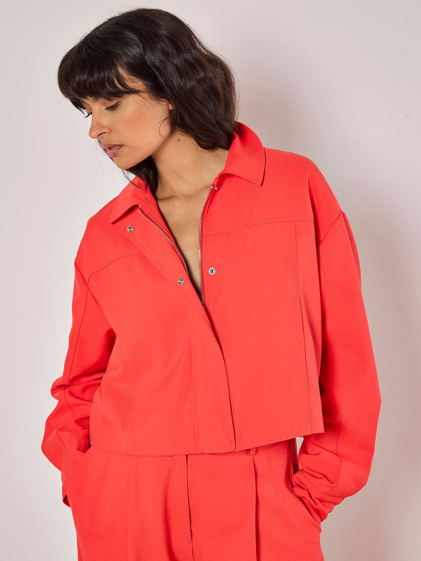 Soft Tailored Cropped Jacket