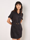 Utility Cargo Belted Mini Dress