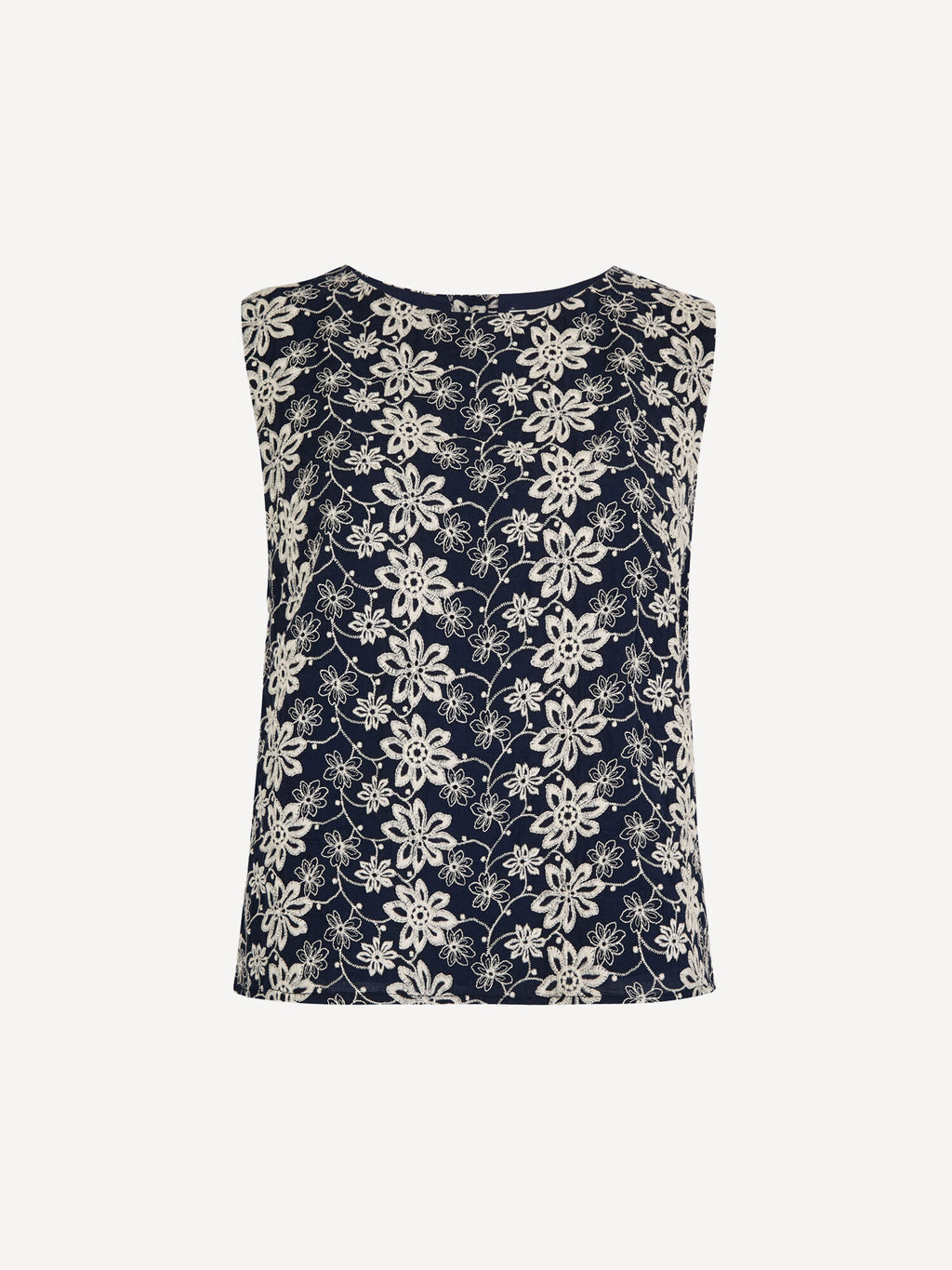 Embroidered Floral Top