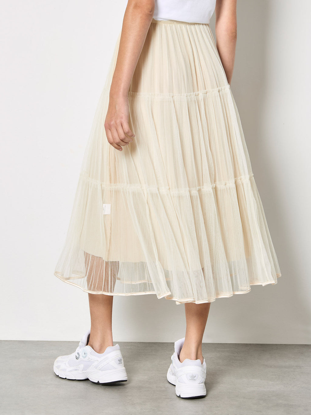 Little Bows Mesh Midi Skirt
