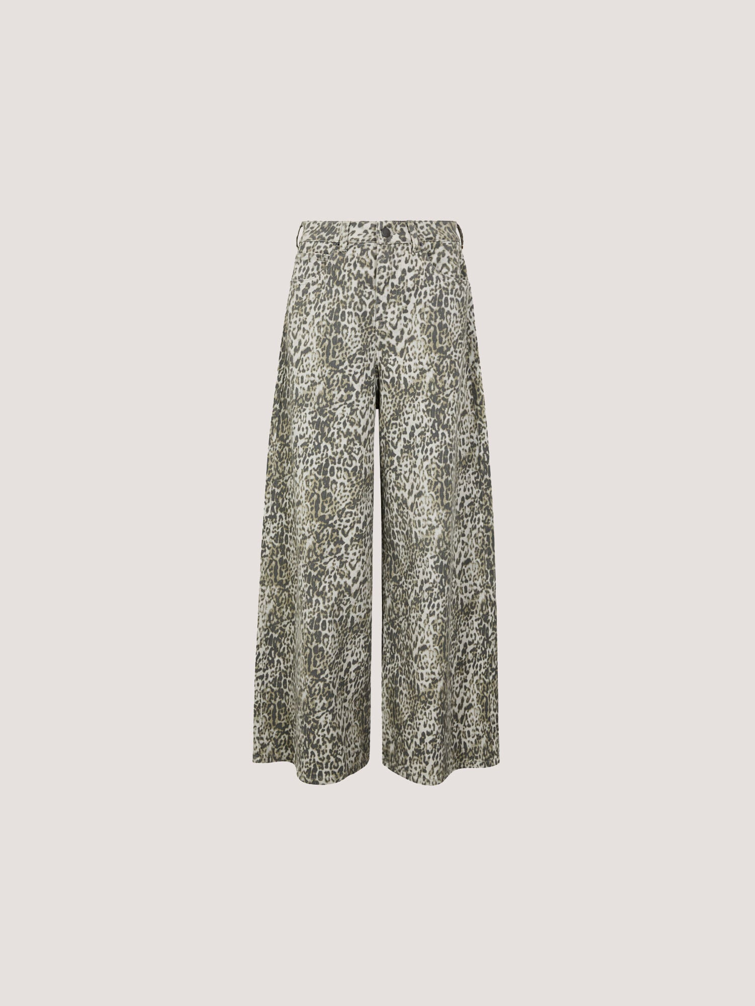 Zimi Leopard Print Jeans
