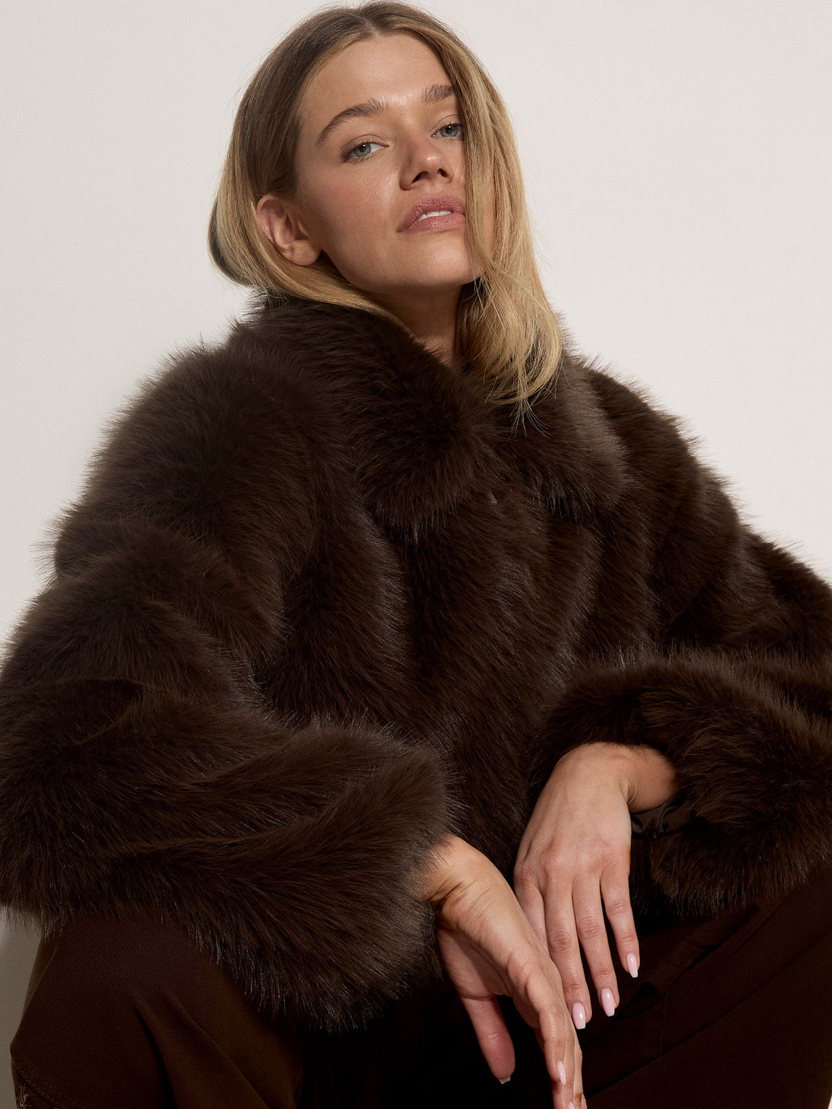 Cropped Fur Coat
