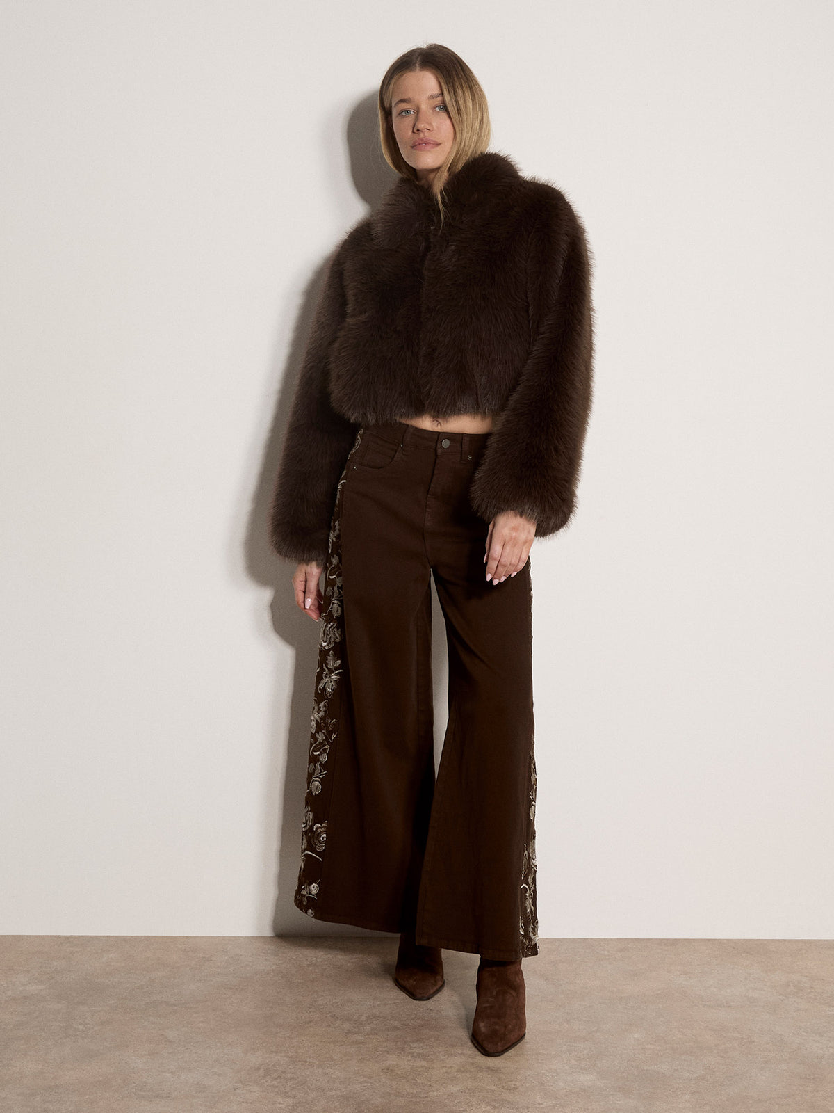 Cropped Fur Coat