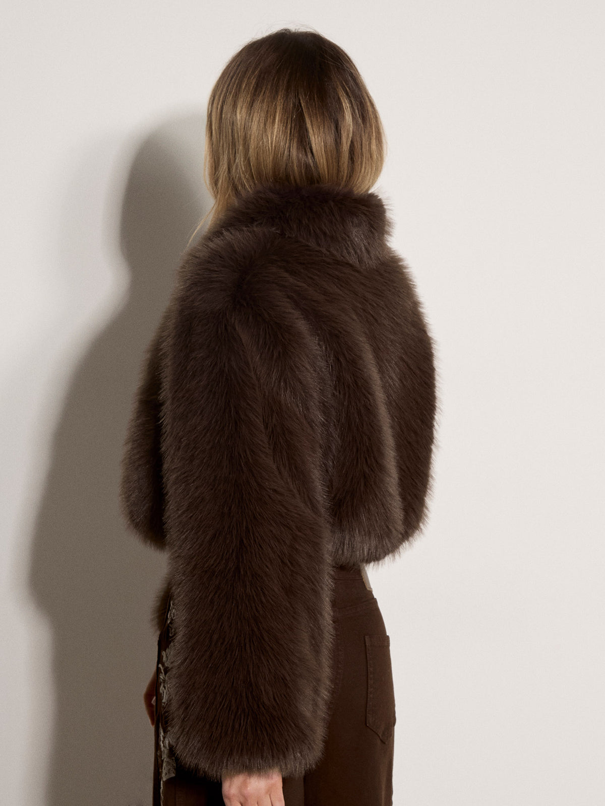 Cropped Fur Coat