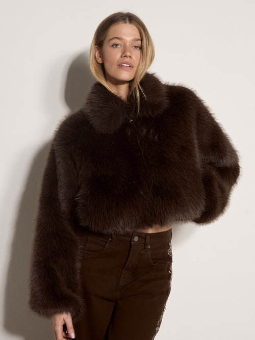 Cropped Fur Coat