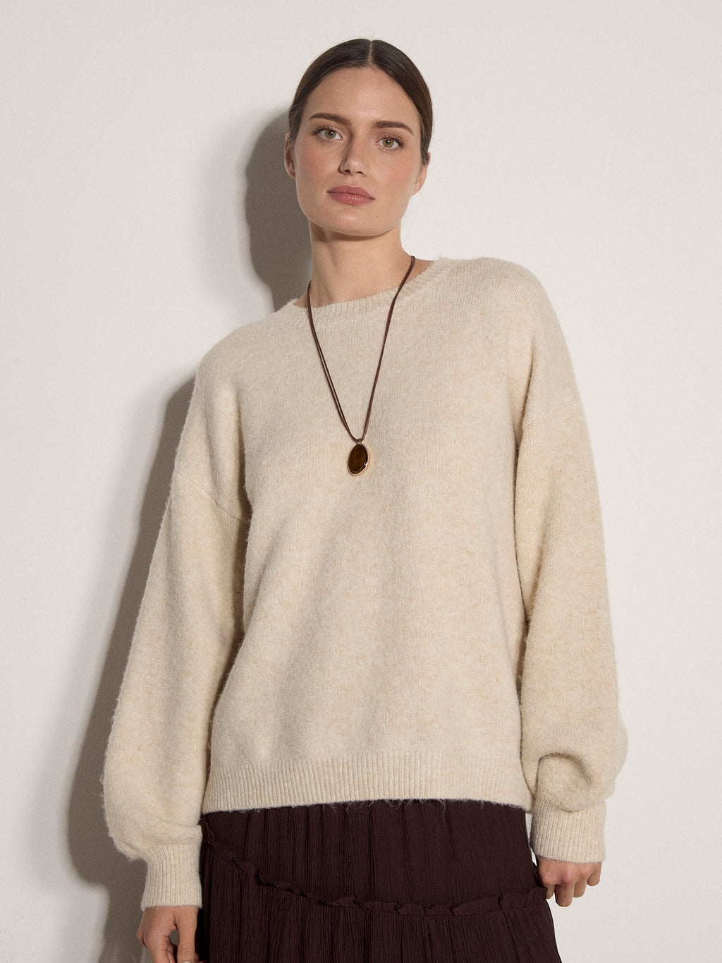 Organza Bow Back Jumper