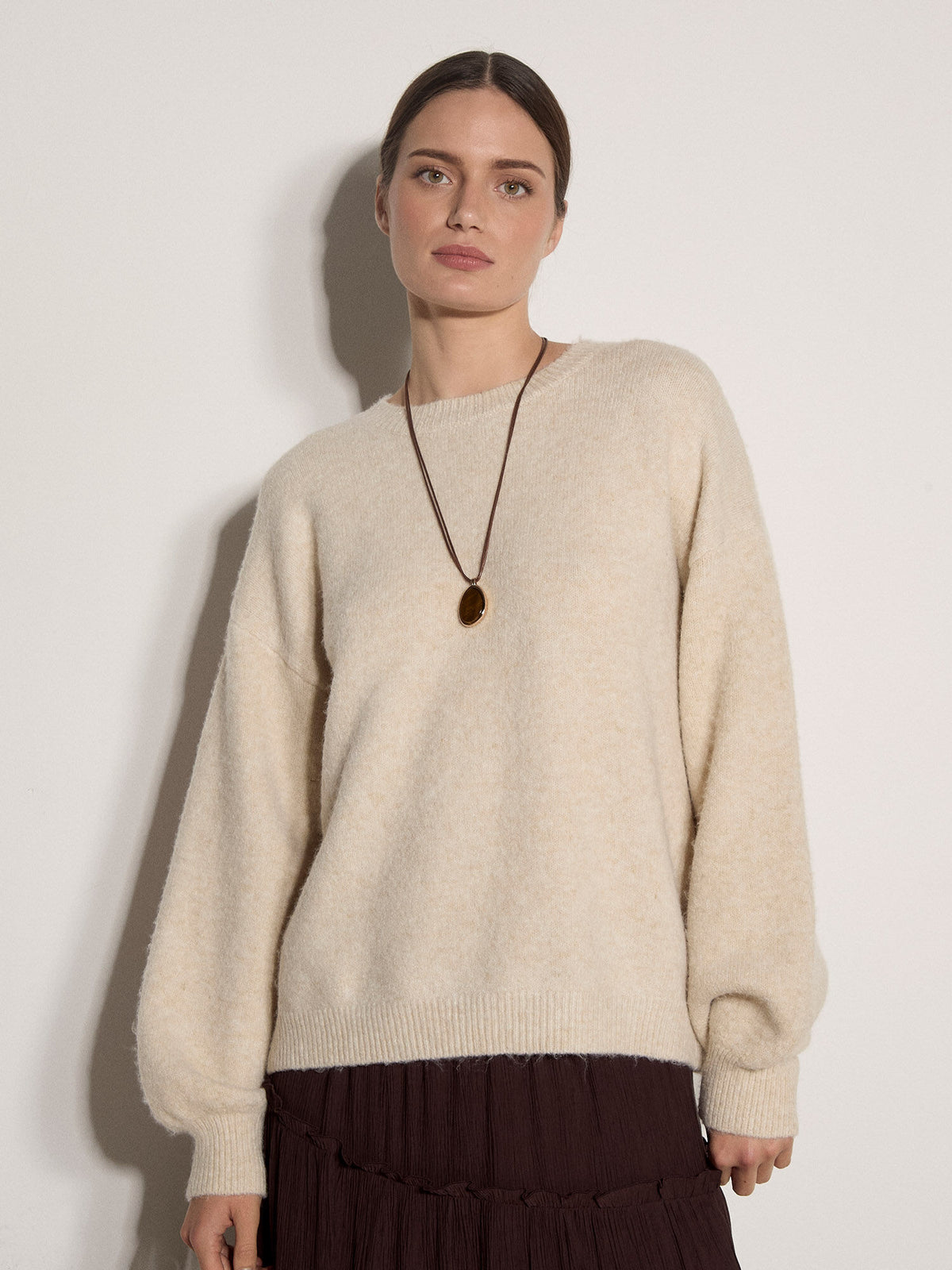 Organza Bow Back Jumper