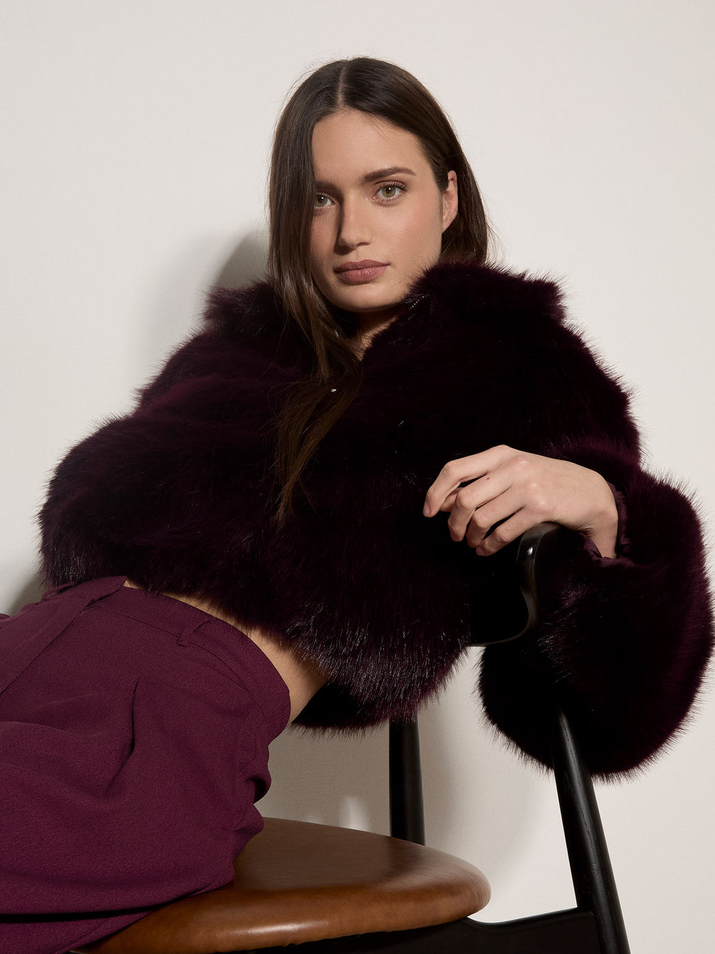 Cropped Fur Coat