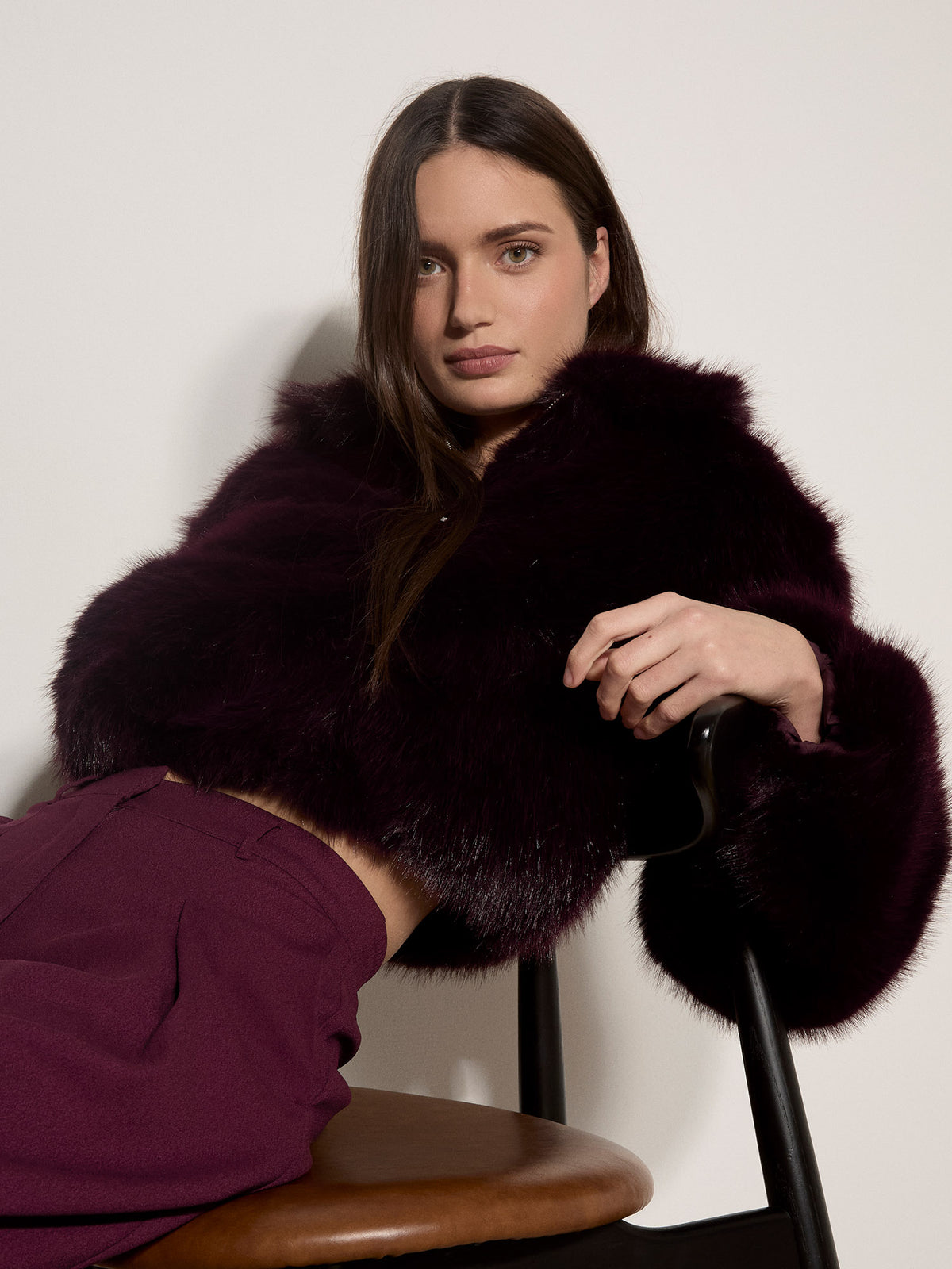 Cropped Fur Coat