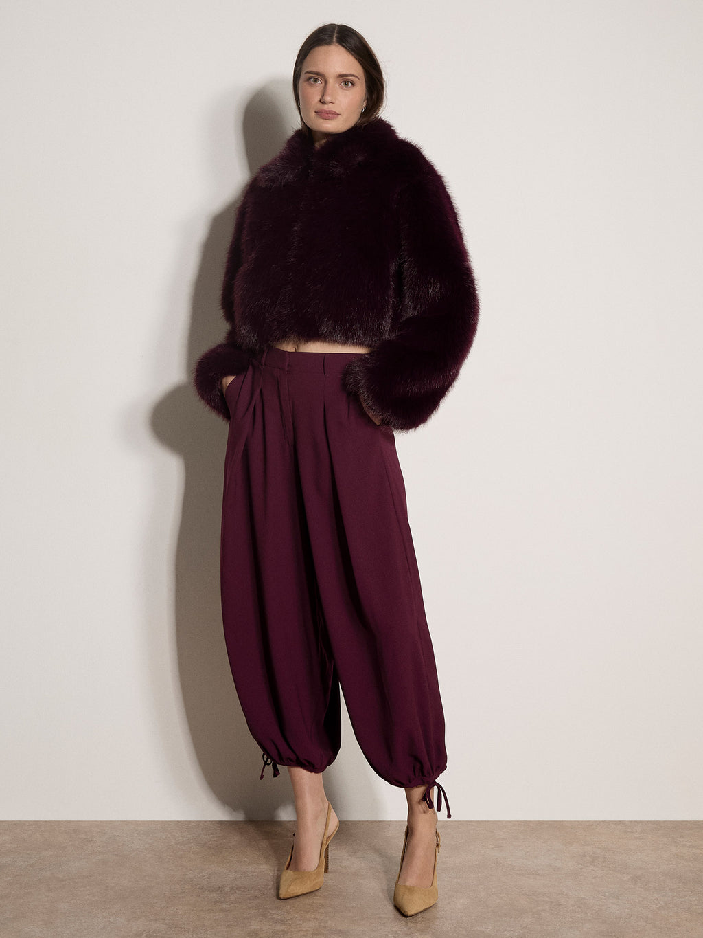 Cropped Fur Coat