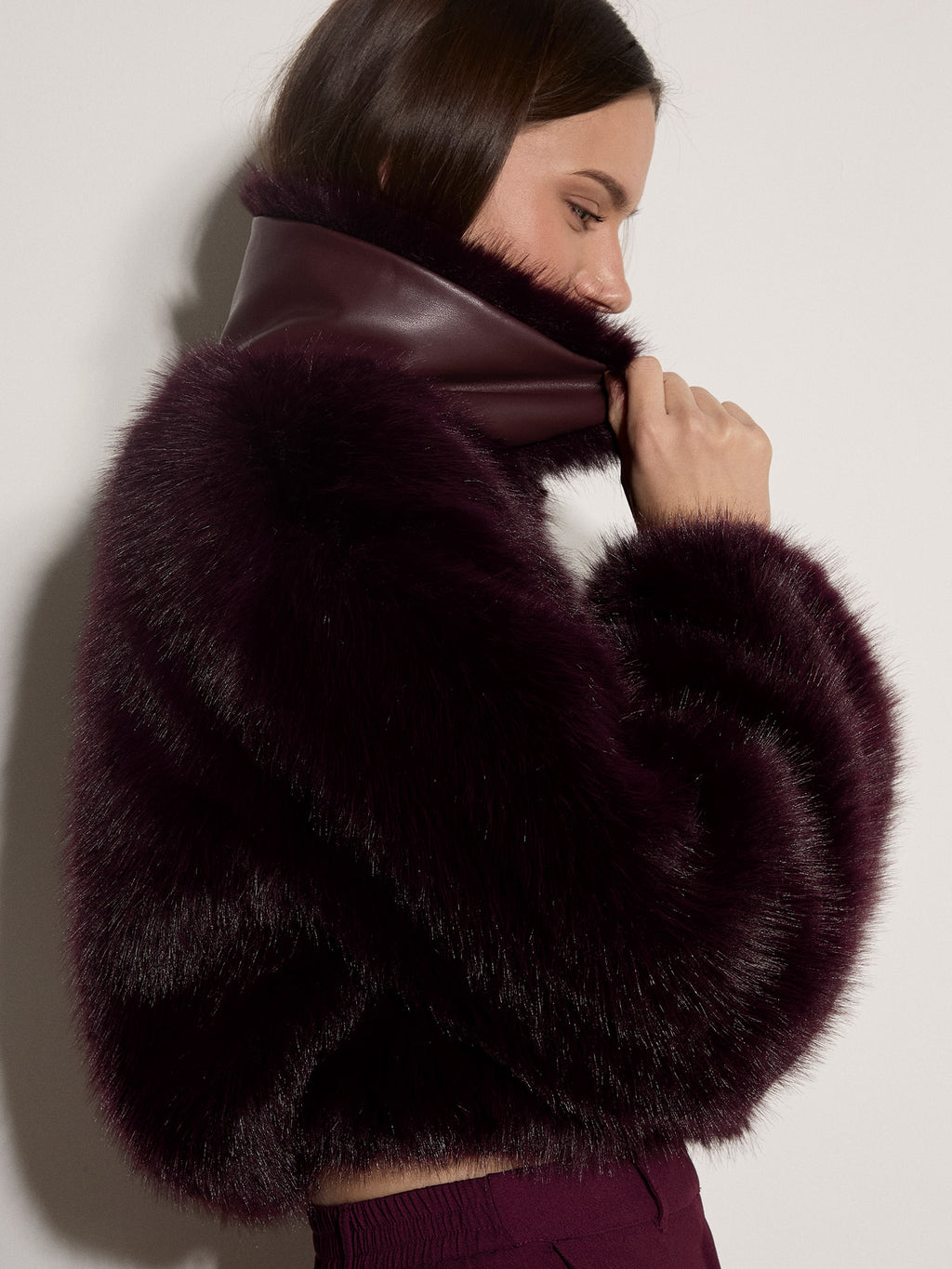 Cropped Fur Coat