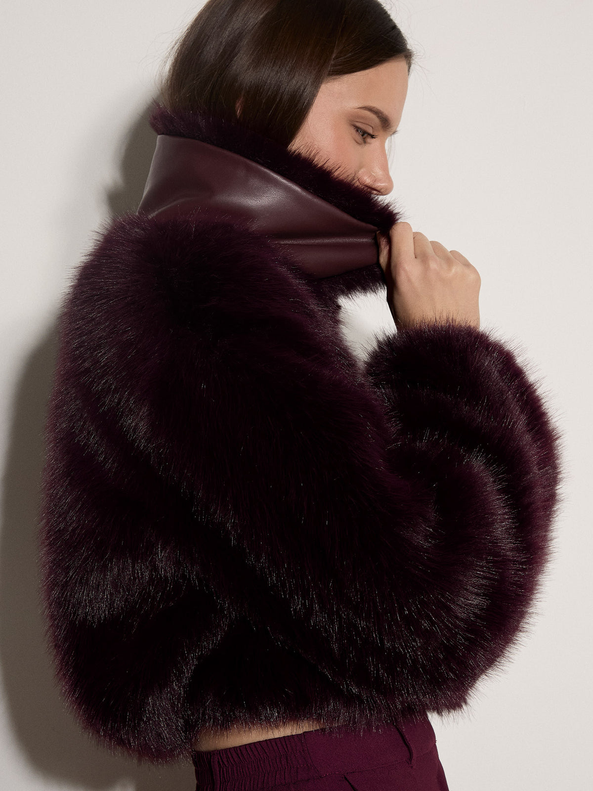 Cropped Fur Coat