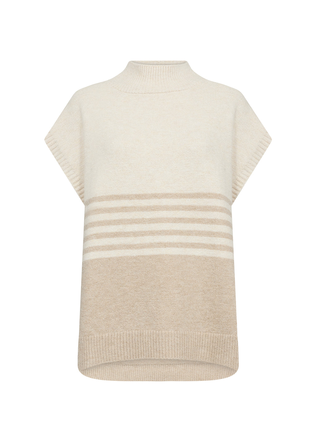 Selvi Striped Oversized Sweater Vest