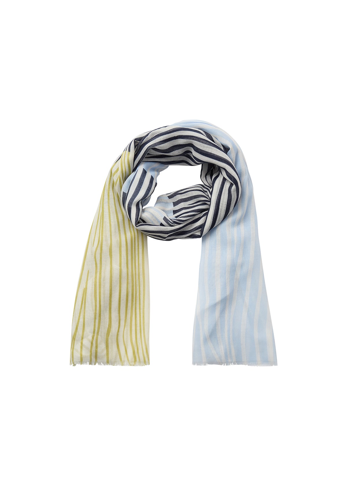Canina Striped Pattern Scarf