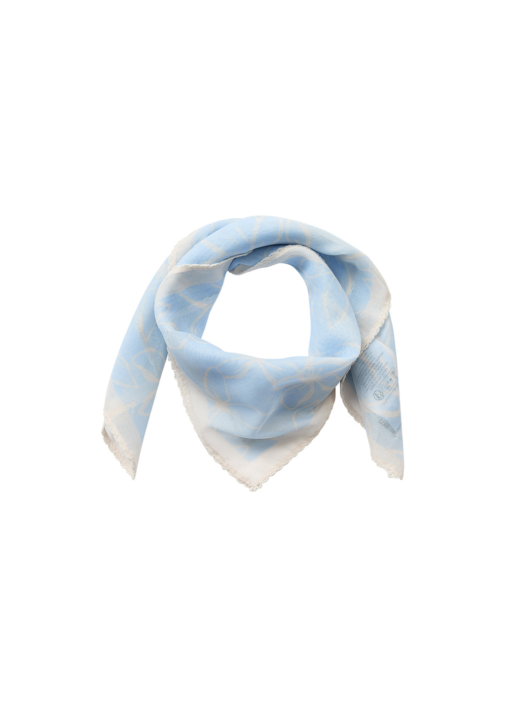 Channa Floral Print Square Scarf