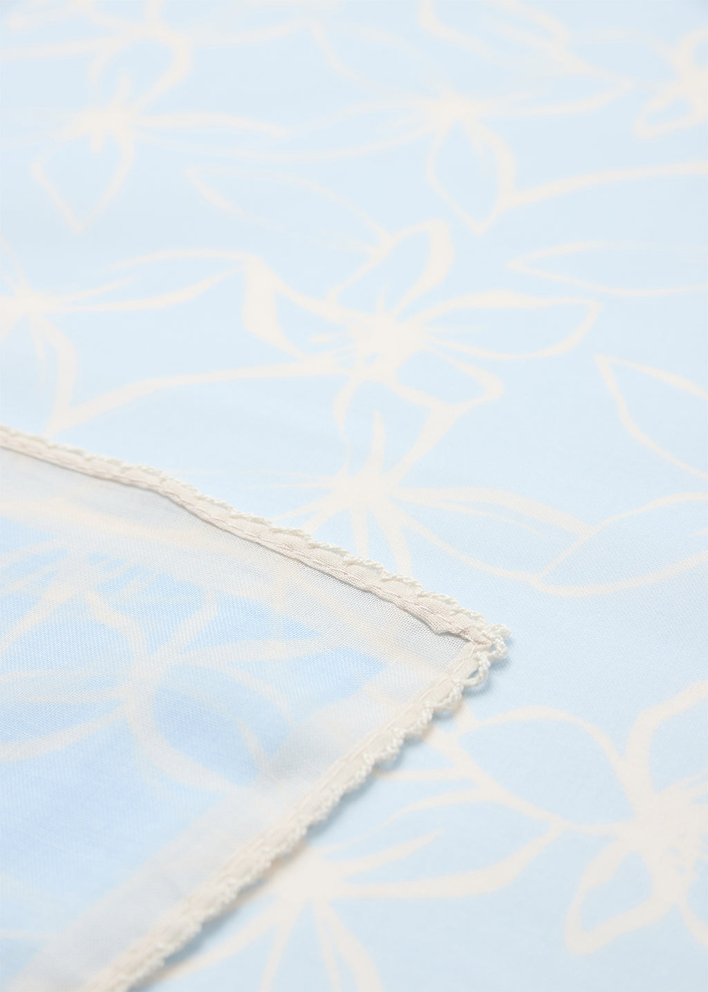 Channa Floral Print Square Scarf