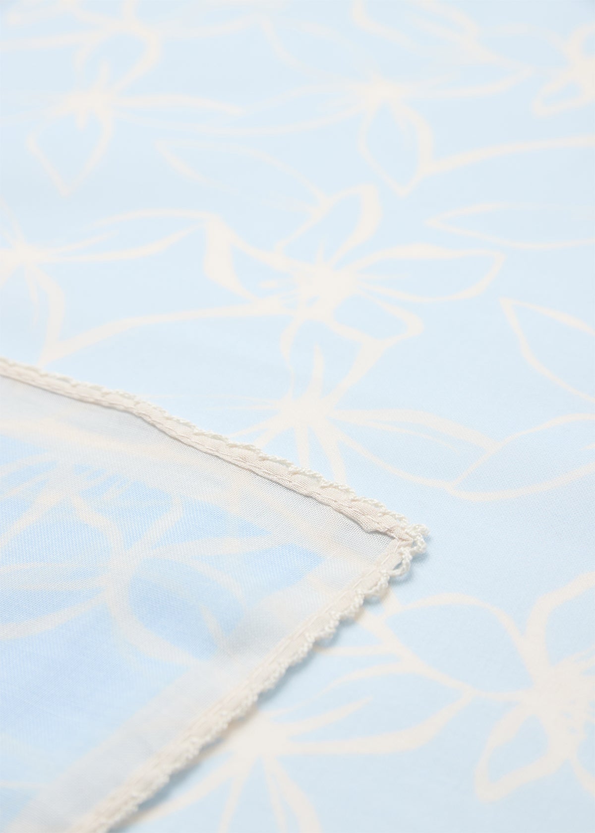 Channa Floral Print Square Scarf