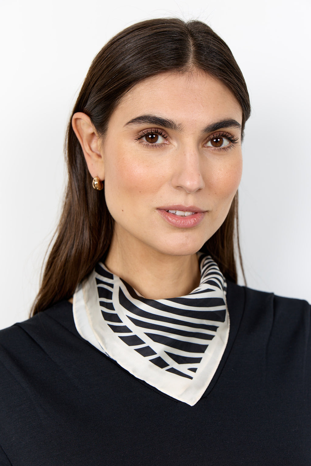 Camitta Geometric Print Scarf