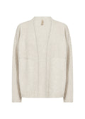 Gith Ribbed Open-Front Relaxed Cardigan