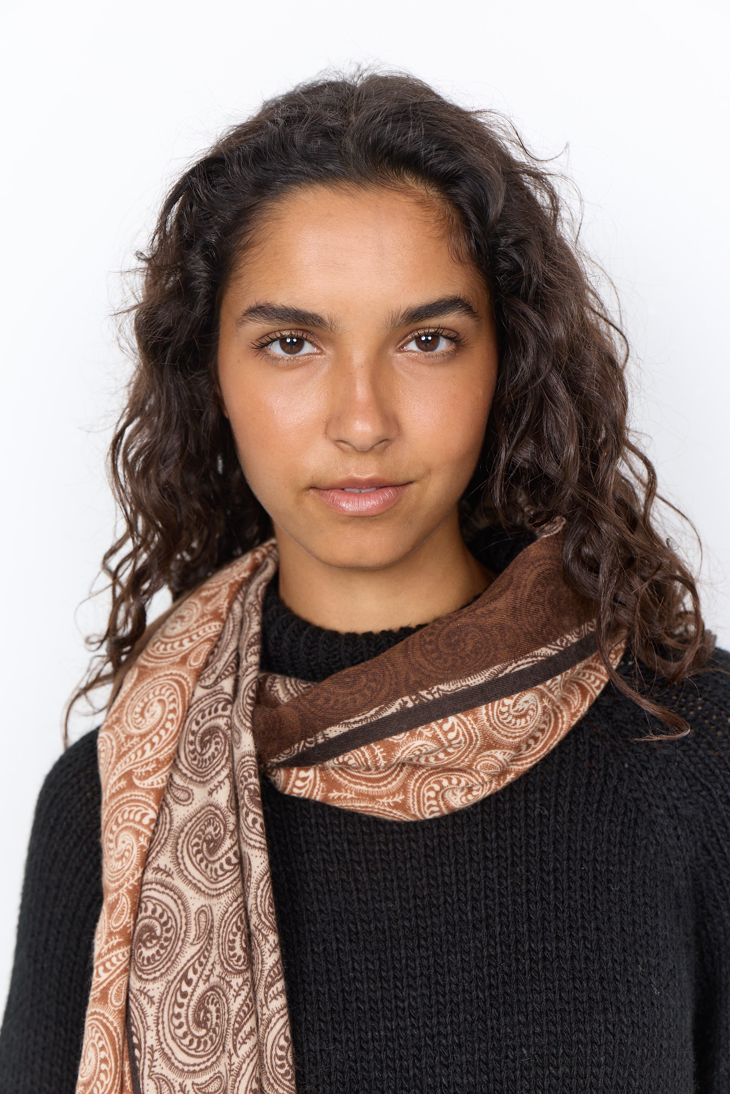 Hosna Paisley Print Scarf
