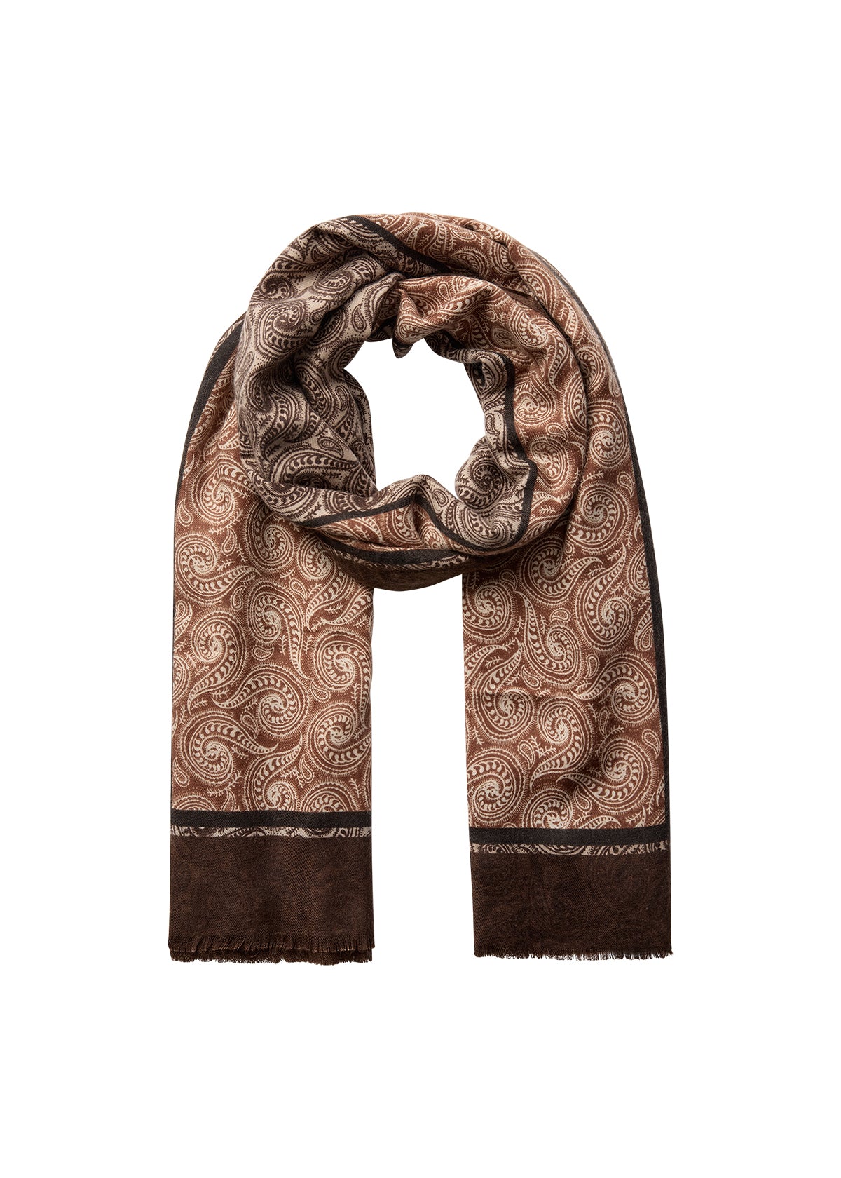 Hosna Paisley Print Scarf