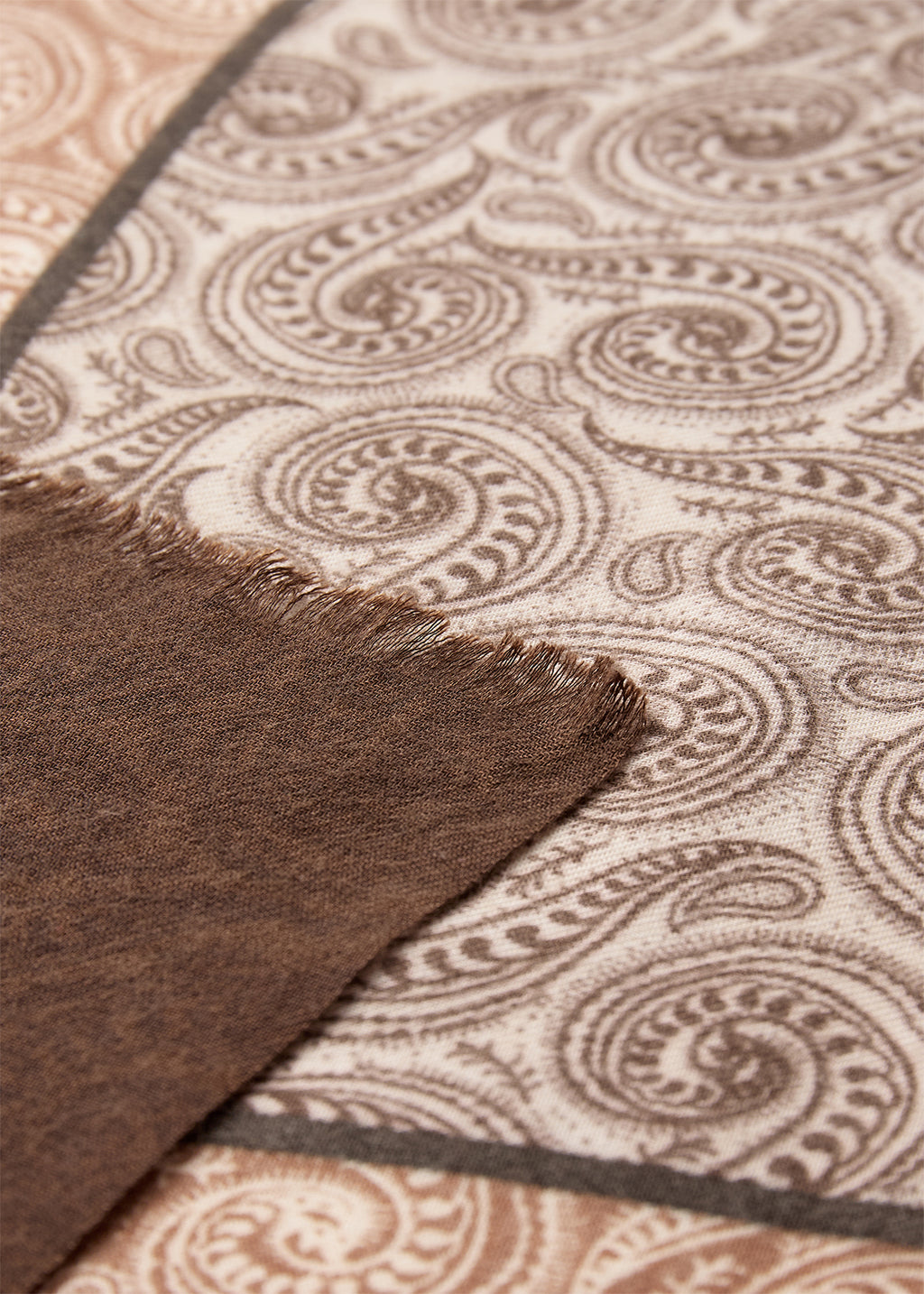 Hosna Paisley Print Scarf