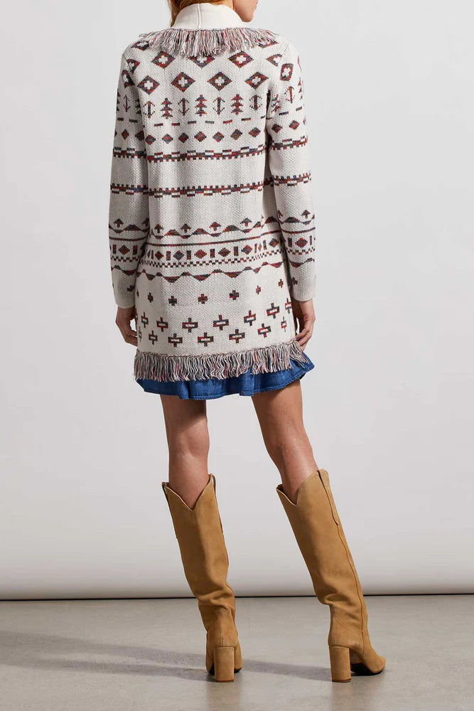 Fringed Cardigan