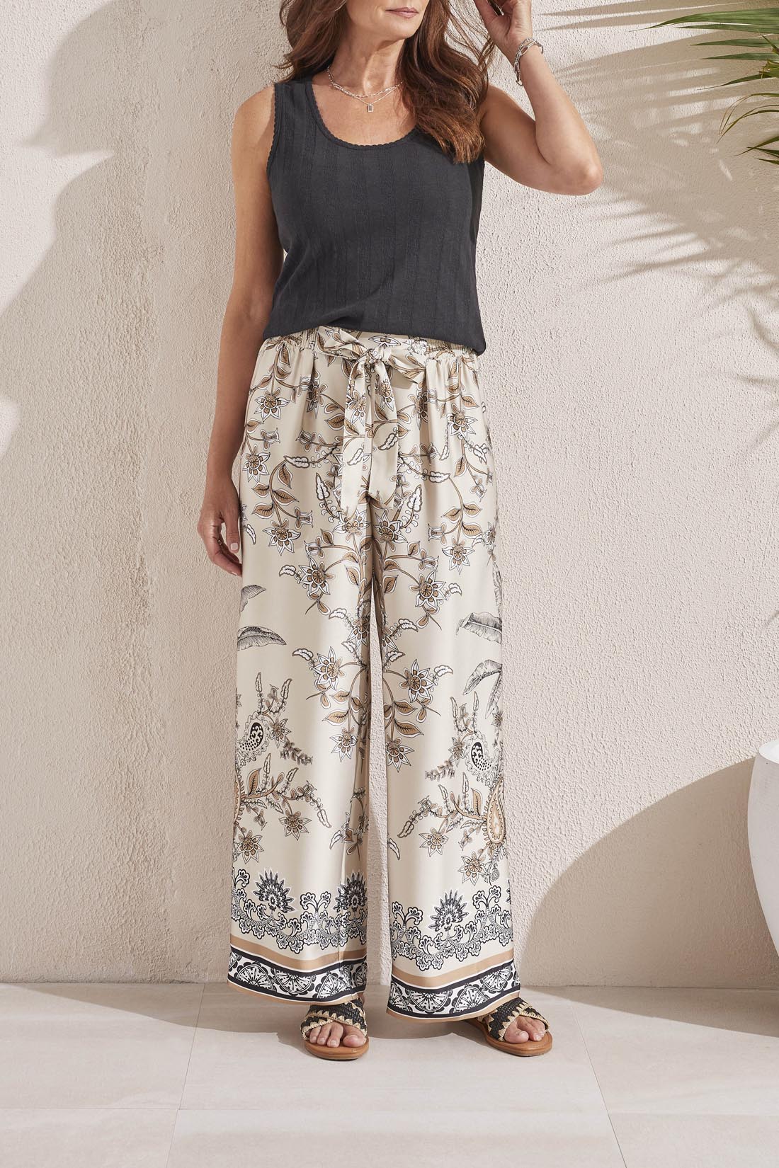 Printed Flowy Pant