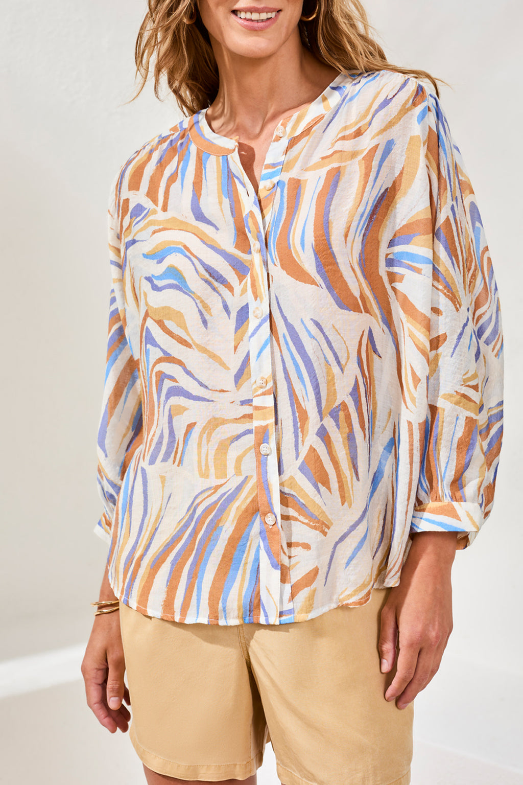 Flowy Dolman Sleeve Blouse