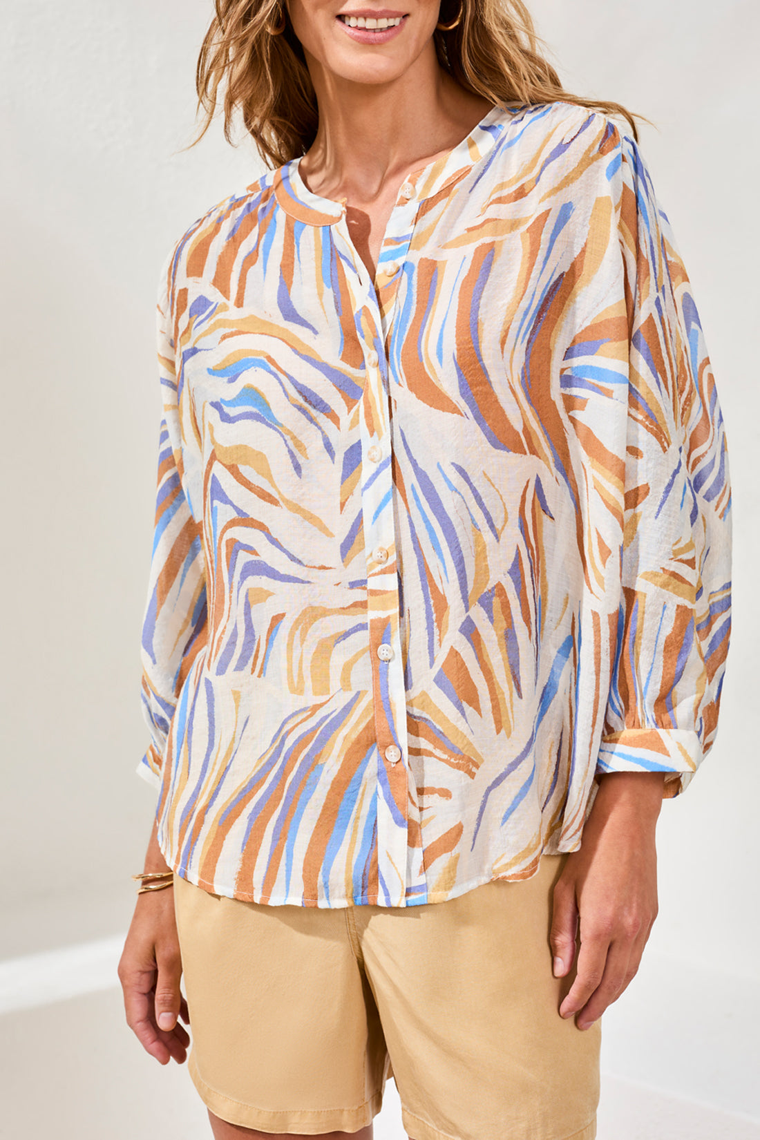 Flowy Dolman Sleeve Blouse