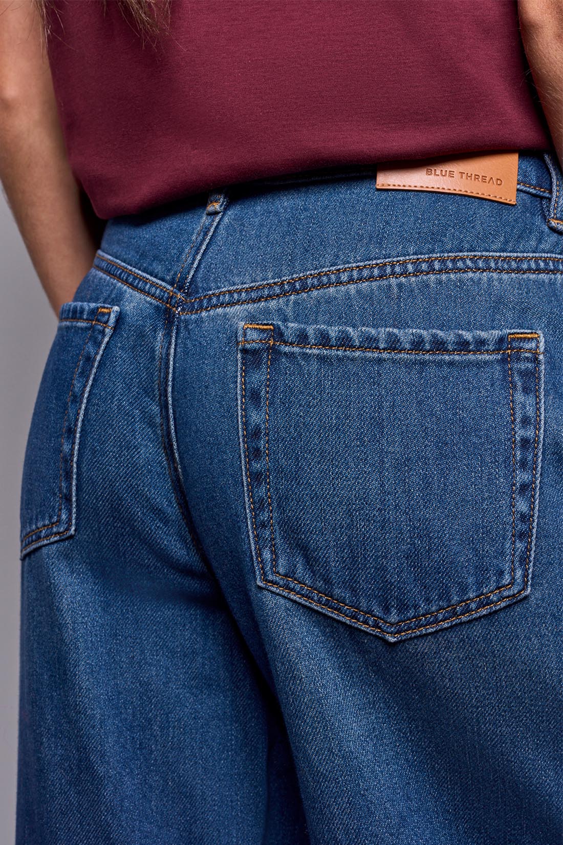 Brooke Drama Wide Leg Denim Jeans