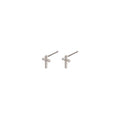 Clara crystal cross earrings