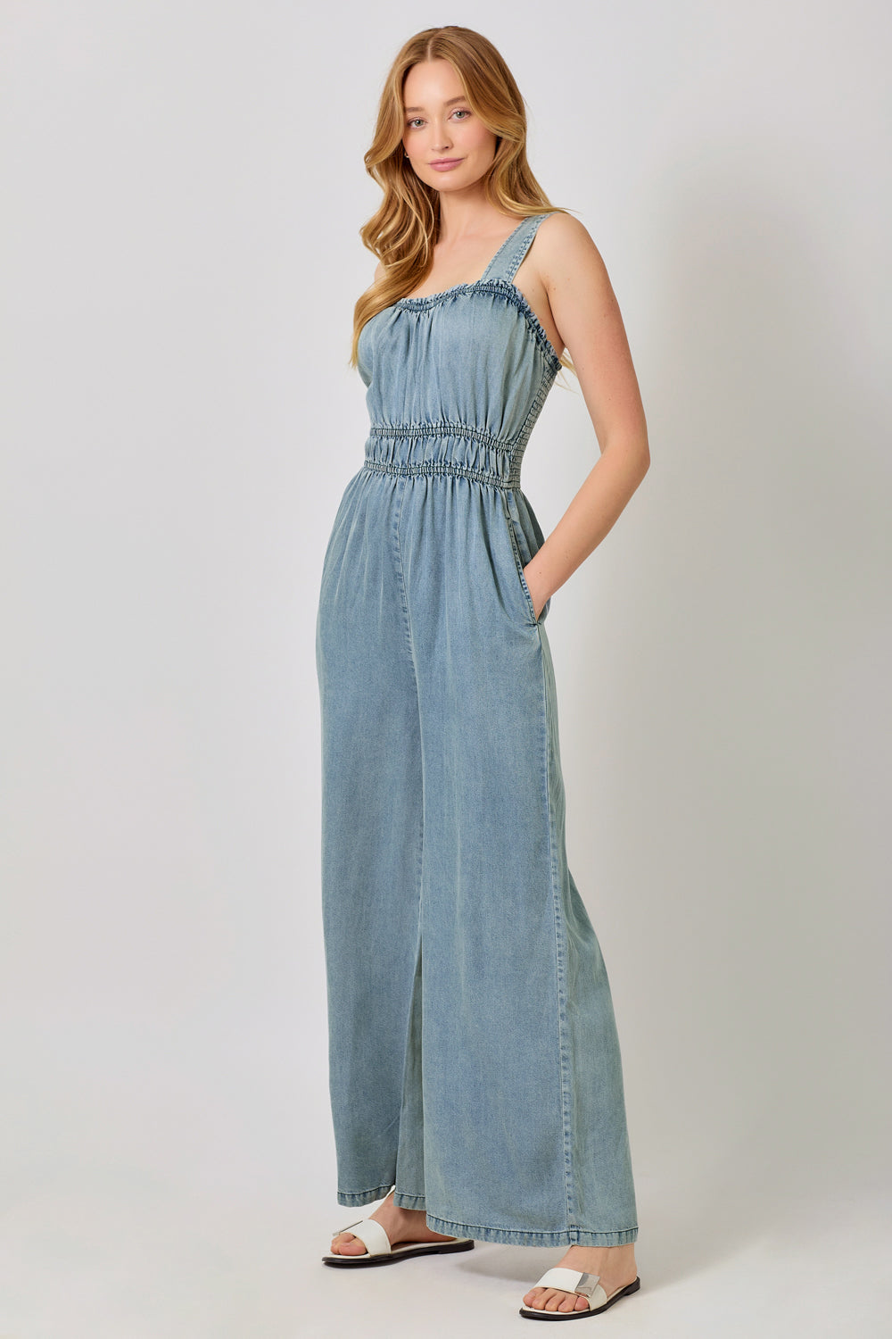 Washed Tencel Jumpsuit