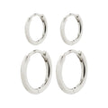 Ariella Recycled Hoop Earrings Set