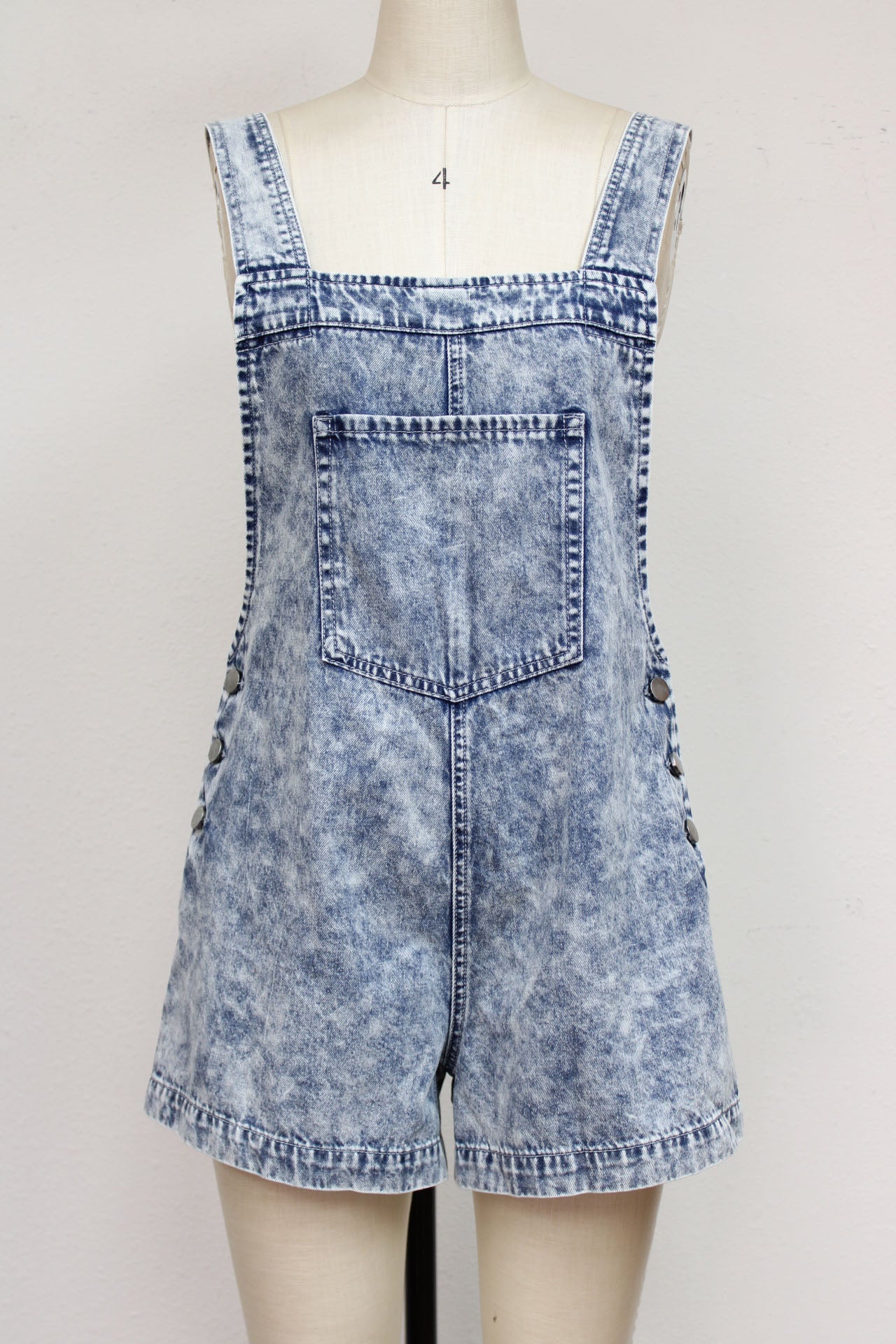 Denim Overall Romper