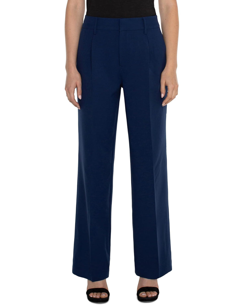 Hi-Rise Pleated Trouser