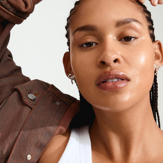 Cassian Recycled Bow Earrings